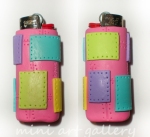 ooak polymer clay lighter case / cover