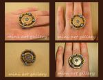 steampunk round gold ring collage 1