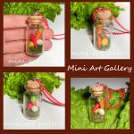 polymer clay miniature bottle vegetable necklace 1 collage
